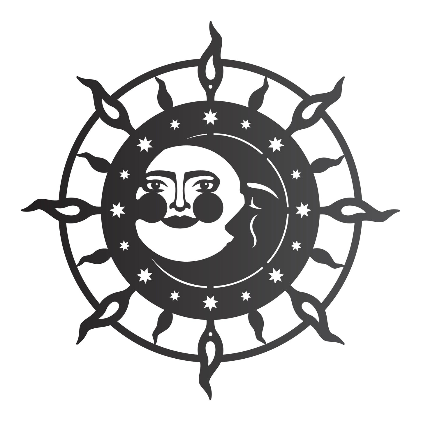 Sun and Moon Wall Art