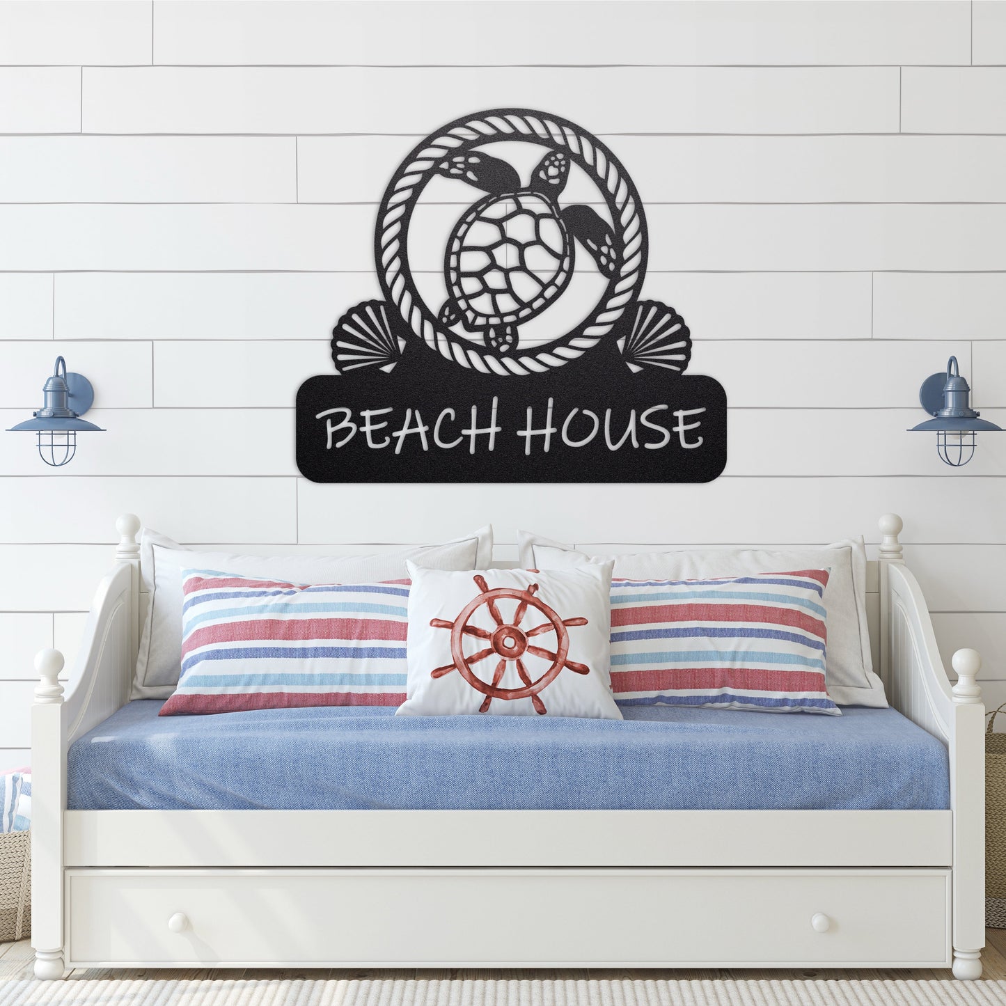 Beach House Turtle Sign
