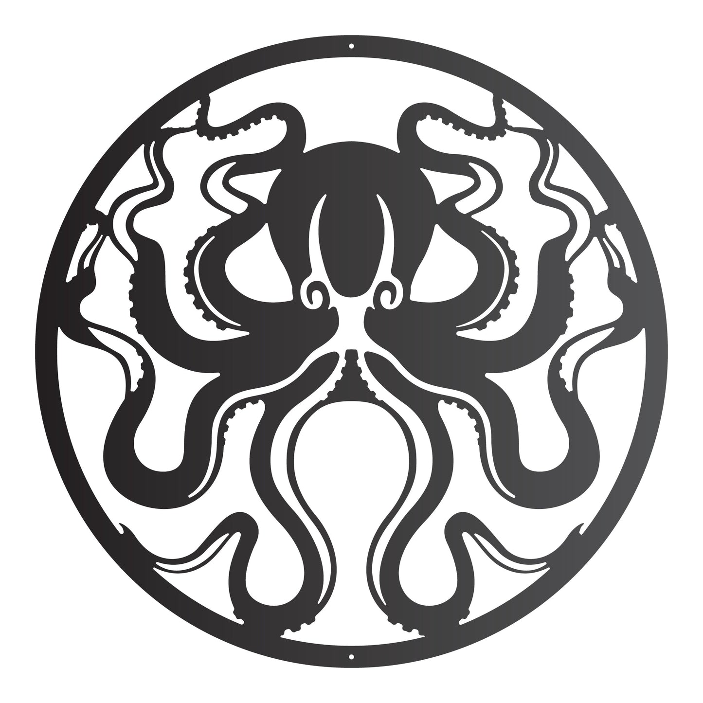Octopus Round Wall Art