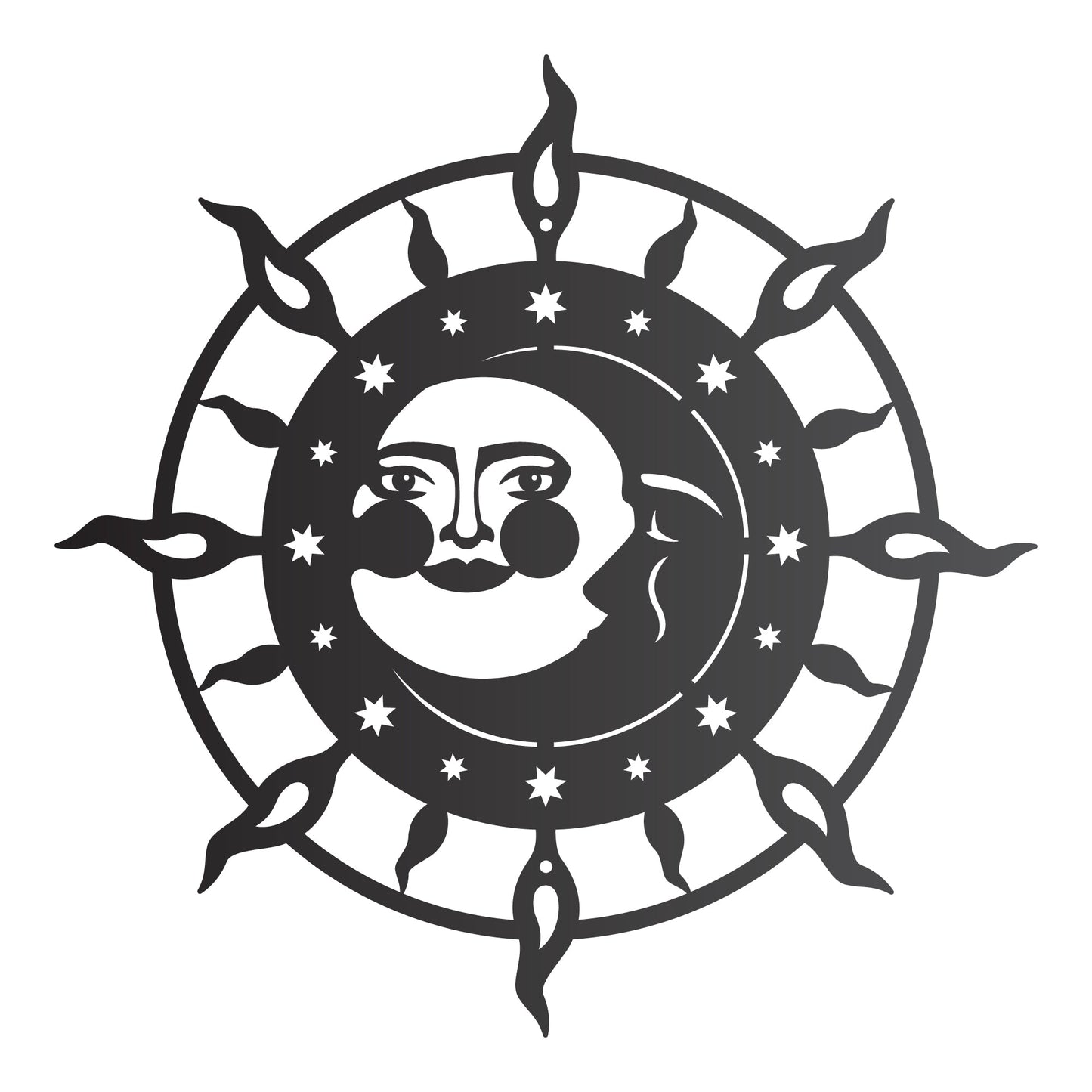 Sun and Moon Wall Art