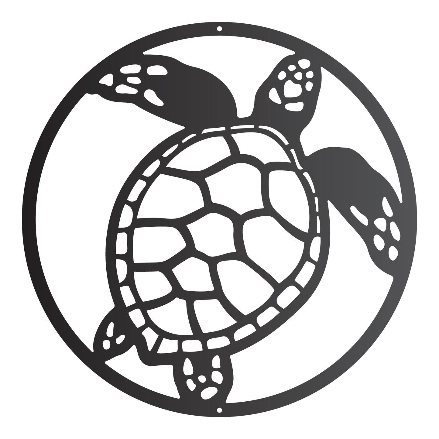 Turtle Round Wall Art