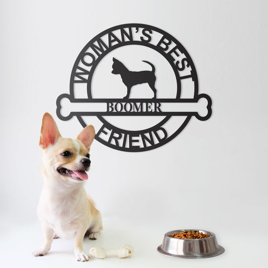 "Woman's Best Friend" Personalized Dog Breeds Wall Art