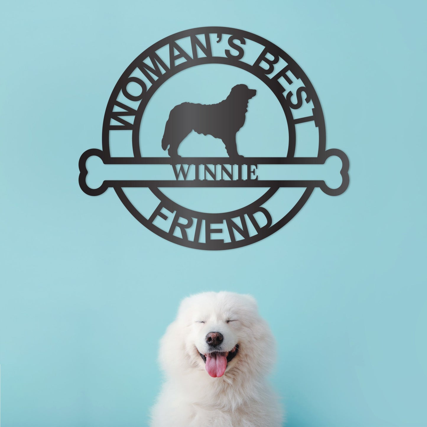 "Woman's Best Friend" Personalized Dog Breeds Wall Art